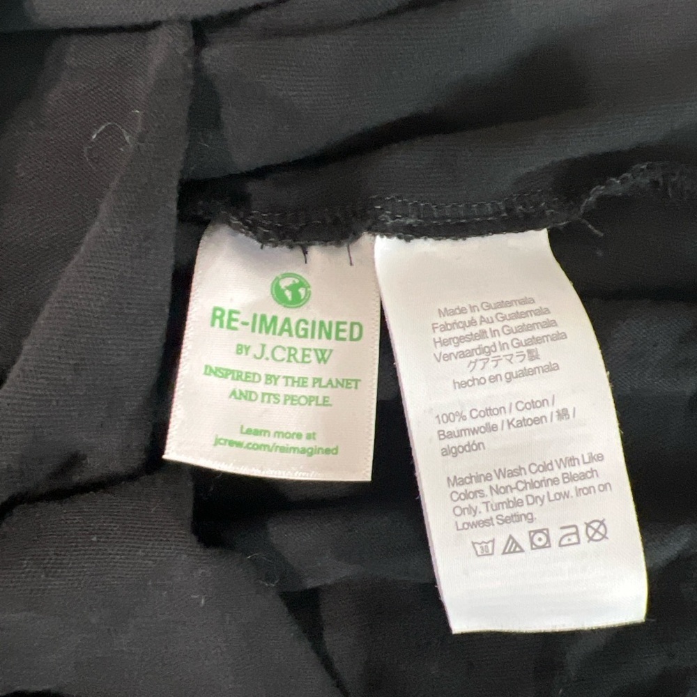 J.Crew Black Ruffle Tiered Midi Dress – Size M – EUC - Picture 8 of 9